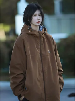 Jaapani Retro Cargo Jope Unisex Funktsionaalne Väljas Streetwear Mantel Kevad-Sügis Hingav Safari Stiilis Techwear